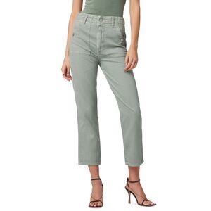 Joe's Jeans The '90s Utility Twill Crop Pants In Sea Grass 32